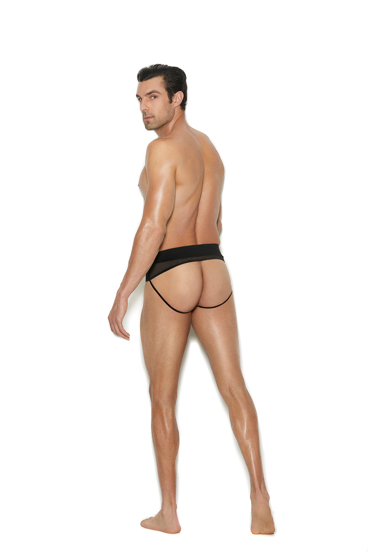 Men's Mesh And Lycra Jock Strap