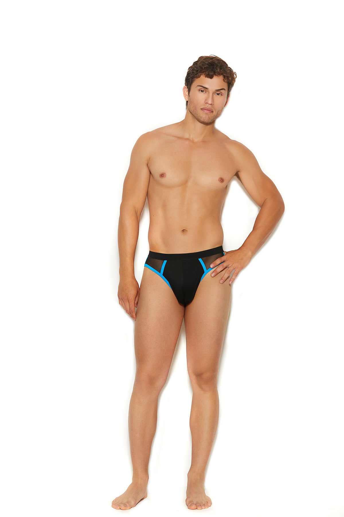 Mens Mesh & Lycra Jock Strap