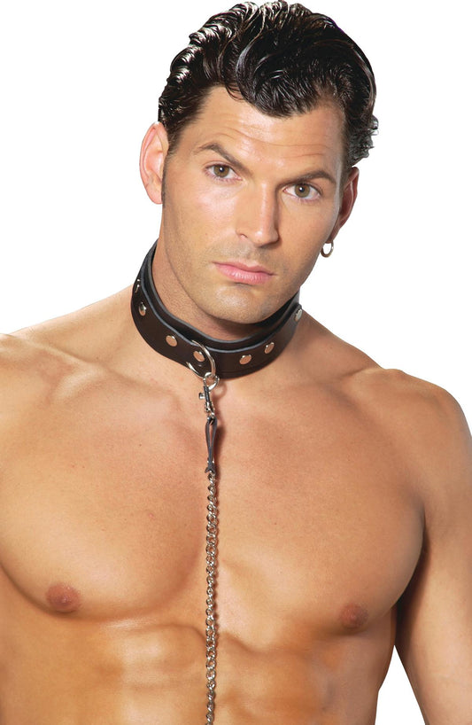 Leather Collar W/ O Ring